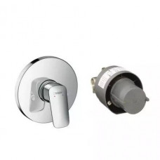 Смеситель для душа hansgrohe Logis однорычажный скрытого монтажа хром 71666000 Смеситель для душа hansgrohe Logis однорычажный скрытого монтажа хром 71666000