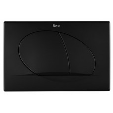 Панель смыва Roca Active 42B 2 режима 255х170х18 мм черный матовый 8901140B6