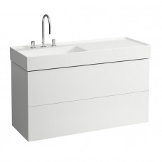 Тумба с раковиной Laufen Kartell 118х45х60 см 2 ящика полка справа белый матовый 8.1333.2.000.108.1/4.0764.8.033.640.1 Тумба с раковиной Laufen Kartell 118х45х60 см 2 ящика полка справа белый матовый 8.1333.2.000.108.1/4.0764.8.033.640.1