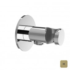 Шланговое подсоединение с держателем Almar E095037.HB латунь брашированная PVD
