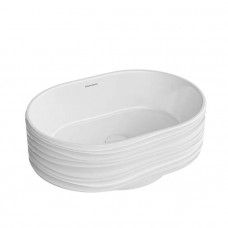 Раковина накладная Kerama Marazzi ArtBasin Sabbia 50.5x36.6 см без отверстия белый глянец SA.wb.50/WHT Раковина накладная Kerama Marazzi ArtBasin Sabbia 50.5x36.6 см без отверстия белый глянец SA.wb.50/WHT