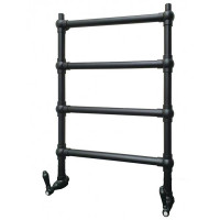 Полотенцесушитель водяной Nicolazzi El Capitan 55(70)x80.3 см черный матовый 5528CLNEM69