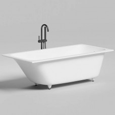 Ванна встраиваемая Salini Orlanda Kit 170х80х60 см S-Sense белый глянцевый 102116G