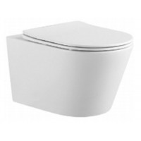 Унитаз подвесной Splendy Bliss Tornado 360x525x320 мм Crystal glaze белый BL10152VTNWG