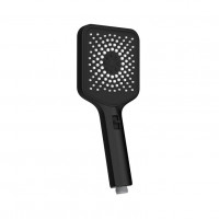 Ручной душ AQUAME 120х120 мм 3 режима черный AQM8502B