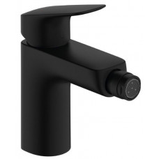 Смеситель для биде Hansgrohe Logis со сливным гарнитуром черный матовый 71200670