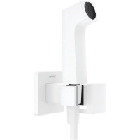 Гигиенический душ Hansgrohe 1jet E EcoSmart+ со смесителем держателем и шлангом 125 см матовый белый 29233700