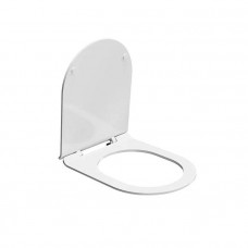Сиденье для унитаза Kerama Marazzi Plaza универсальное с крепежом белый глянцевый KMDP.seat.00\WHT