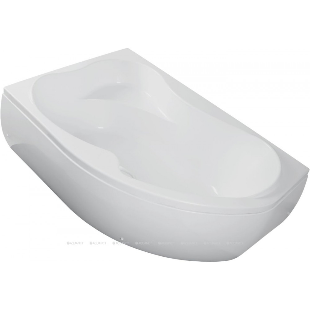 Ванна акриловая Aquanet Capri 170x110 L левосторонняя с каркасом и сливом-переливом 00205345