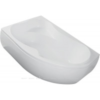 Ванна акриловая Aquanet Capri 170x110 L левосторонняя с каркасом и сливом-переливом 00205345