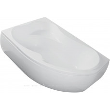 Ванна акриловая Aquanet Capri 170x110 L левосторонняя с каркасом и сливом-переливом 00205345