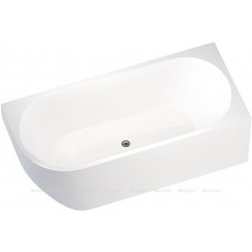 Ванна акриловая Aquanet Family Elegant B 1800x800 мм со сливом-переливом белый матовый 3806-N-MW