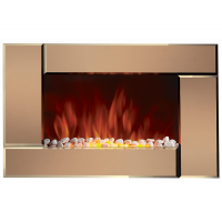 Камин электрический настенный Electrolux EFP/W-2000S Bronze зеркальный