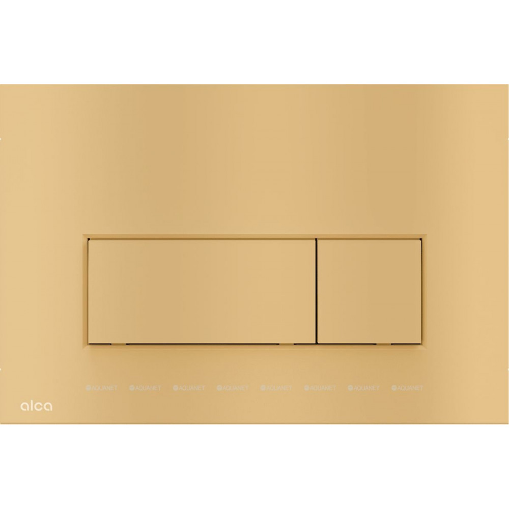 Кнопка смыва AlcaPlast золотой матовый M57-G-M