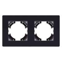 Рамка на 2 поста Kollinger Eleganz Acryl EA2BK