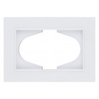 Рамка для двойной розетки Kollinger Eleganz Plex EP120WH