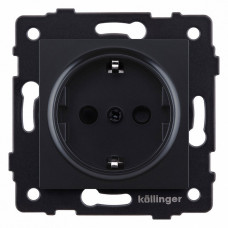 Розетка с заземлением, без рамки Kollinger  REA-002BM