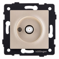 ТВ-розетка и SAT-розетка оконечная без рамки Kollinger  REA-020GD