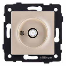 ТВ-розетка и SAT-розетка оконечная без рамки Kollinger  REA-020GD