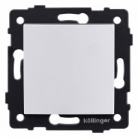 Выключатель одноклавишный без рамки Kollinger  REA-R-005WH