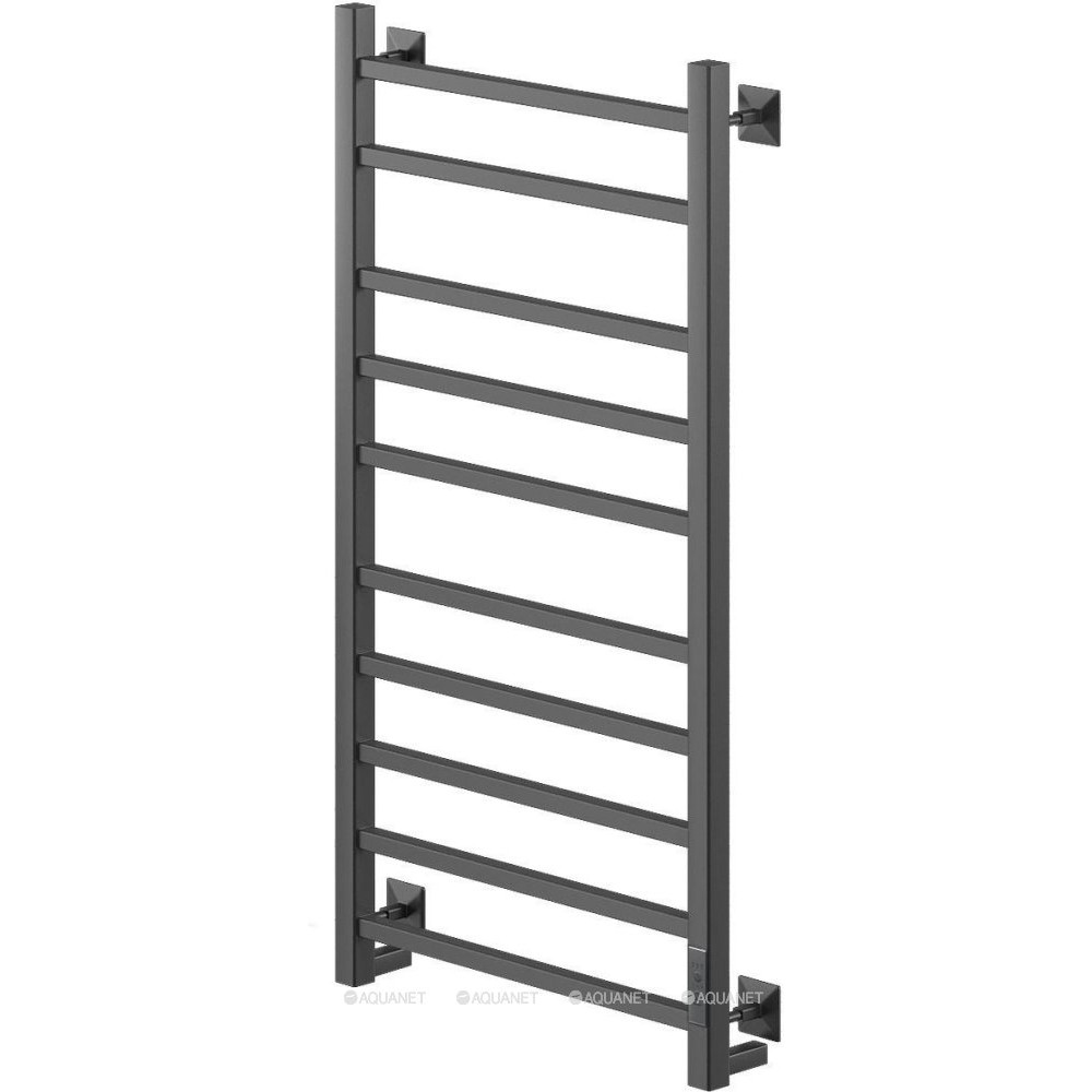 Полотенцесушитель  Ника STEP-2 100/50 (У) черный матовый RAL 9005 MAT 00325279