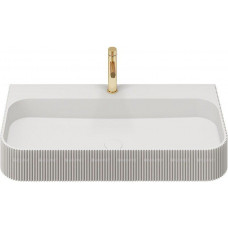 Раковина подвесная Vincea Solid Surface 750х460х120 мм белый матовый VWB-6SG75MW