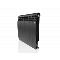 Радиатор биметаллический Royal Thermo BiLiner 500 Noir Sable боковое подключение 8 секций НС-1176313