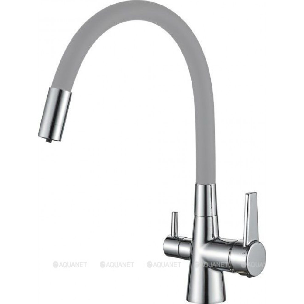 Смеситель для кухни Haiba HB76858-3 сталь