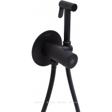 Смеситель с гигиеническим душем Allen Brau Liberty Push key черный матовый 5.33005-31