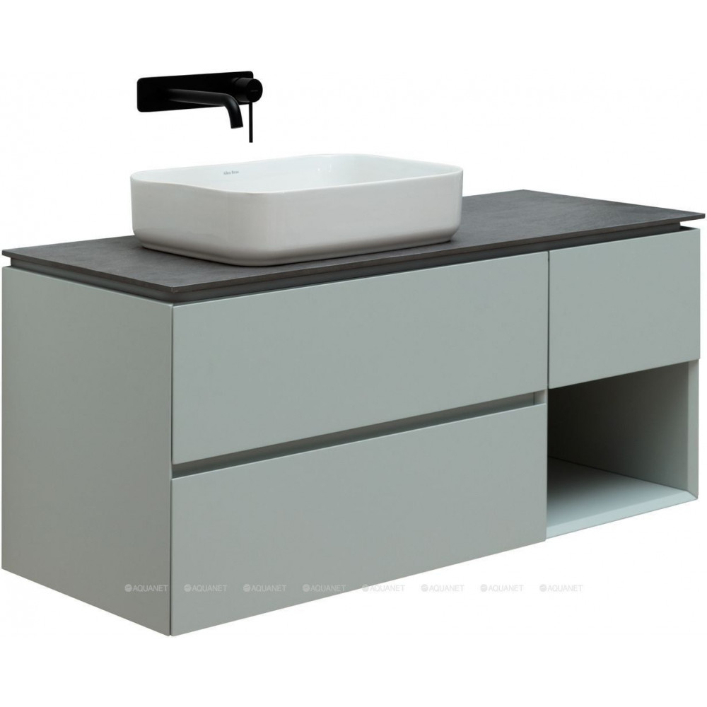 Тумба под раковину Allen Brau INFINITY 120 L папирус белый матовый 1.21005.PWM