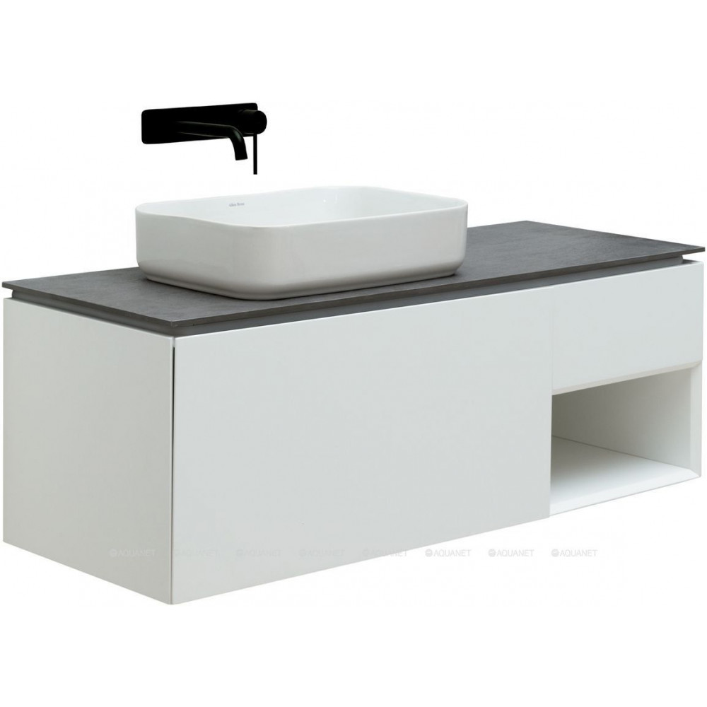Тумба под раковину Allen Brau INFINITY 120 L 1+1 белый матовый 1.21006.WM