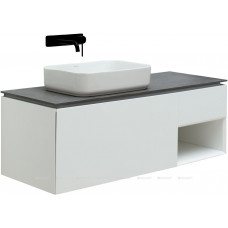 Тумба под раковину Allen Brau INFINITY 120 L 1+1 белый матовый 1.21006.WM