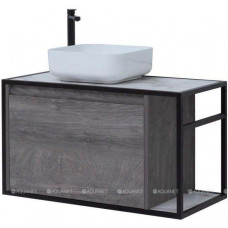 Тумба под раковину Aquanet Nova Lite LOFT 90 L дуб рошелье 00261656