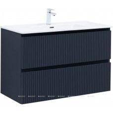 Тумба с раковиной Aquanet Джейн 100 раковина Flat маренго 00332537 Тумба с раковиной Aquanet Джейн 100 раковина Flat маренго 00332537