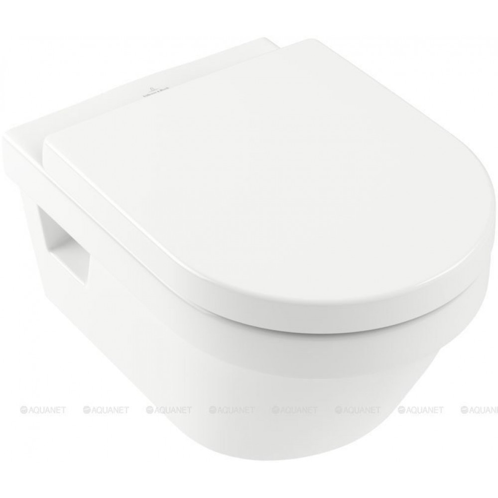 Унитаз подвесной Villeroy & Boch Architectura 370x530 мм с сиденьем 5684HR01