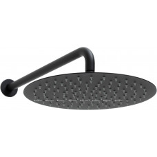 Верхний душ Allen Brau Priority Slim 300 мм с держателем 430 мм черный 5.31A17-31