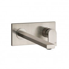 Смеситель для раковины встраиваемый Gessi Emporio Via Manzoni излив 209 мм Finox Brushed Nickel 44895#149