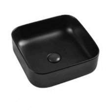 Раковина накладная AQUAMET AQM5011MB 390x390 мм черный матовый AQM5011MB