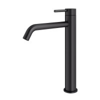 Смеситель для раковины Plumberia Selection IXO высокий 28.5 см черный матовый XO0052NO