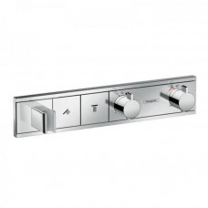 Смеситель для душа термостатический встраиваемый Hansgrohe RainSelect на 2 потребителя хром 15355000