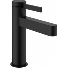 Смеситель для раковины Hansgrohe Finoris 113 мм с донным клапаном Push-Open черный матовый 76023670 Смеситель для раковины Hansgrohe Finoris 113 мм с донным клапаном Push-Open черный матовый 76023670