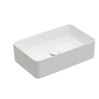 Раковина накладная Villeroy & Boch Collaro 560х360х145 мм альпийский белый 4A205601