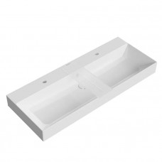 Раковина подвесная Kerama Marazzi Grande 119.5х18 см 2 отверстия белый глянец GR.wb.120.2 Раковина подвесная Kerama Marazzi Grande 119.5х18 см 2 отверстия белый глянец GR.wb.120.2