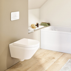 Унитаз подвесной безободковый Villeroy & Boch Architectura 370х530х355 мм белый 4694CL01
