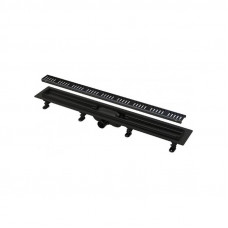 Душевой лоток Alca APZ10 850 мм черный матовый с решеткой APZ10BLACK-850M Душевой лоток Alca APZ10 850 мм черный матовый с решеткой APZ10BLACK-850M