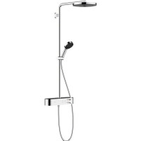 Душевая система Hansgrohe Pulsify S 260 1jet с термостатом ShowerTablet Select 400 хром 24220000