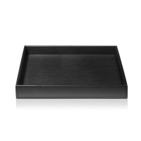 Лоток универсальный Decor Walther Brownie Tab Q 28x28 см черная кожа 0932460