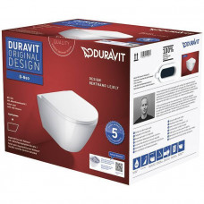 Унитаз подвесной Duravit D-Neo 37x54 см безободковый с сиденьем белый 45770900A1 Унитаз подвесной Duravit D-Neo 37x54 см безободковый с сиденьем белый 45770900A1