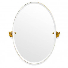 Зеркало овальное Tiffany World Harmony 021 56х66 см вращающееся золото TWHA021oro