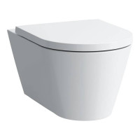 Унитаз подвесной Laufen Kartell 54.5x37x43 см Rimless покрытие LCC белый 8.2033.7.400.000.1